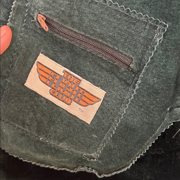 Vintage HEAVY coat! Leather / suede with warm lining - Picture 3 of 11